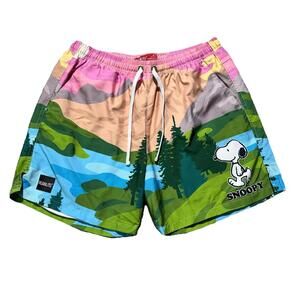 Men’s Swim Shorts Freeze Max Snoopy Peanuts Swimwear Trunks Outdoor Shorts XL